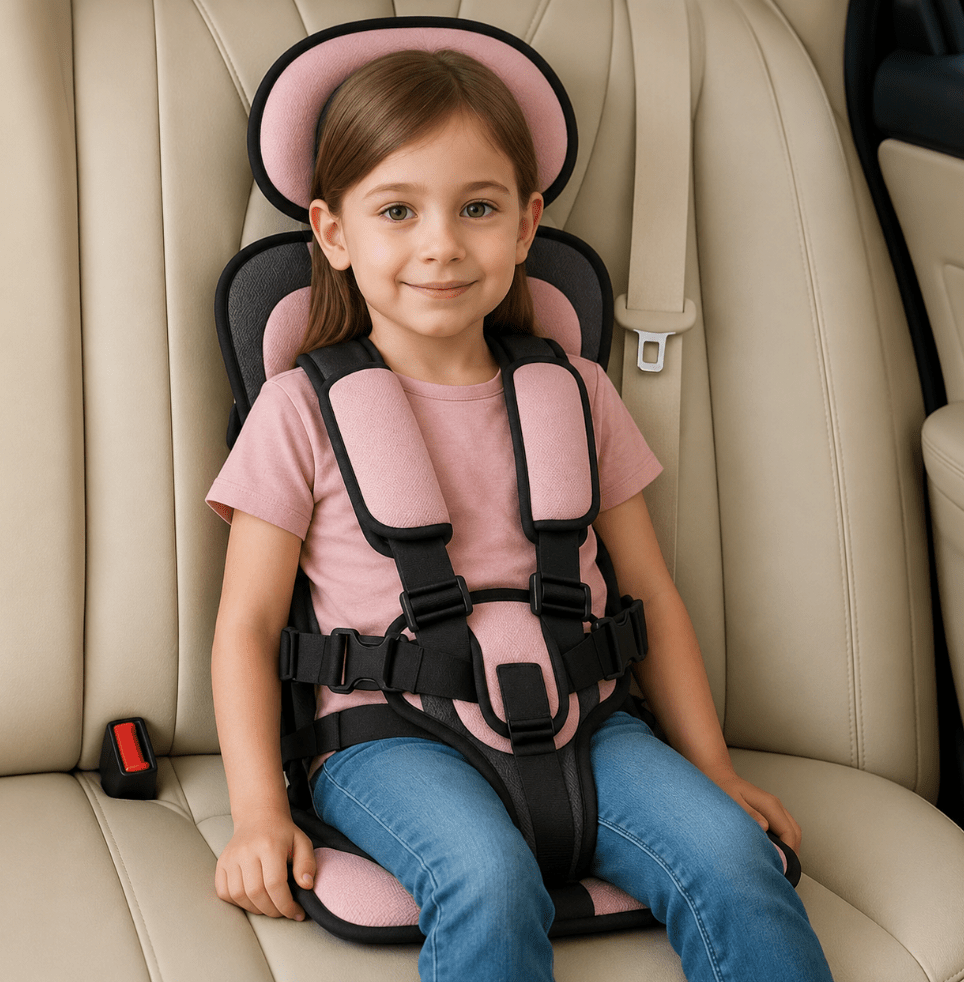 Foldable Child Travel Booster Seat — 5-Point Harness Ages 1–14 20