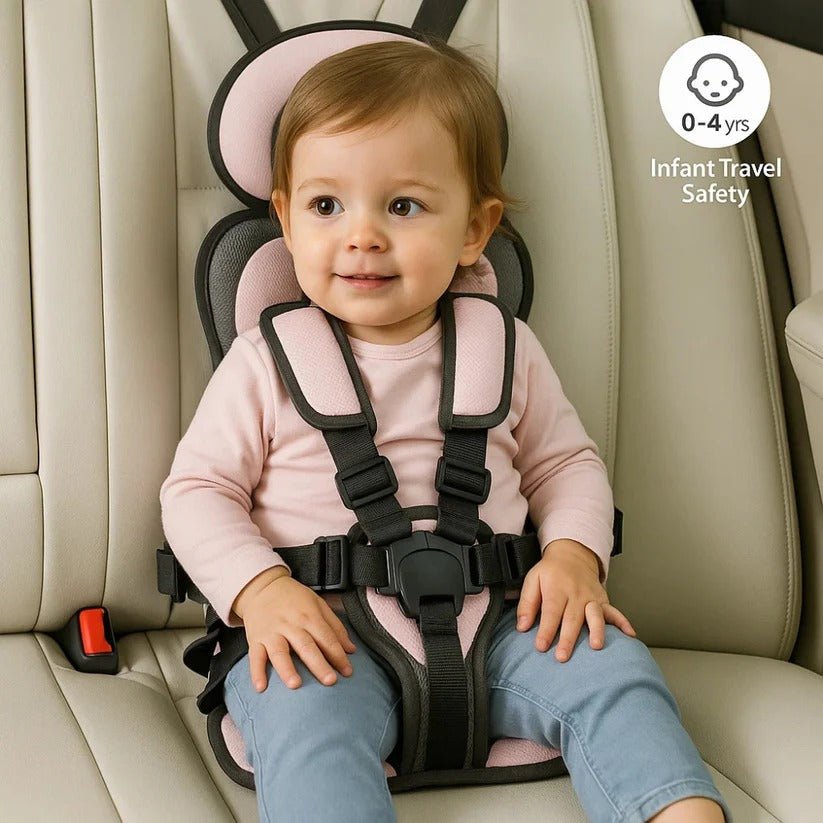 Foldable Child Travel Booster Seat — 5-Point Harness Ages 1–14 3