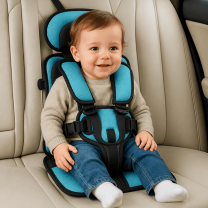 Foldable Child Travel Booster Seat — 5-Point Harness Ages 1–14 1