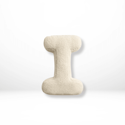 Cuscino Decorativo Alfabeto in Velluto Lettere A-Z