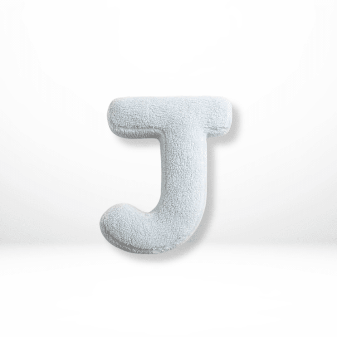 Cuscino Decorativo Alfabeto in Velluto Lettere A-Z