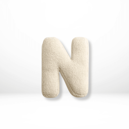 Cuscino Decorativo Alfabeto in Velluto Lettere A-Z