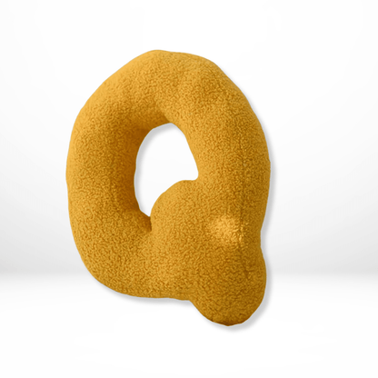 Cuscino Decorativo Alfabeto in Velluto Lettere A-Z