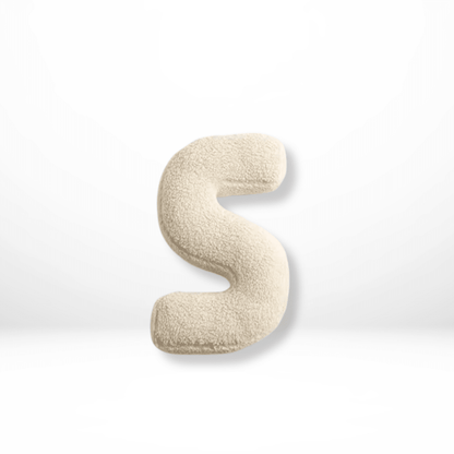 Cuscino Decorativo Alfabeto in Velluto Lettere A-Z