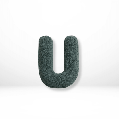 Cuscino Decorativo Alfabeto in Velluto Lettere A-Z