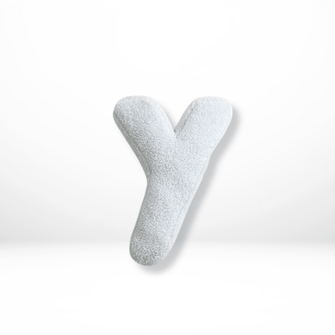Cuscino Decorativo Alfabeto in Velluto Lettere A-Z