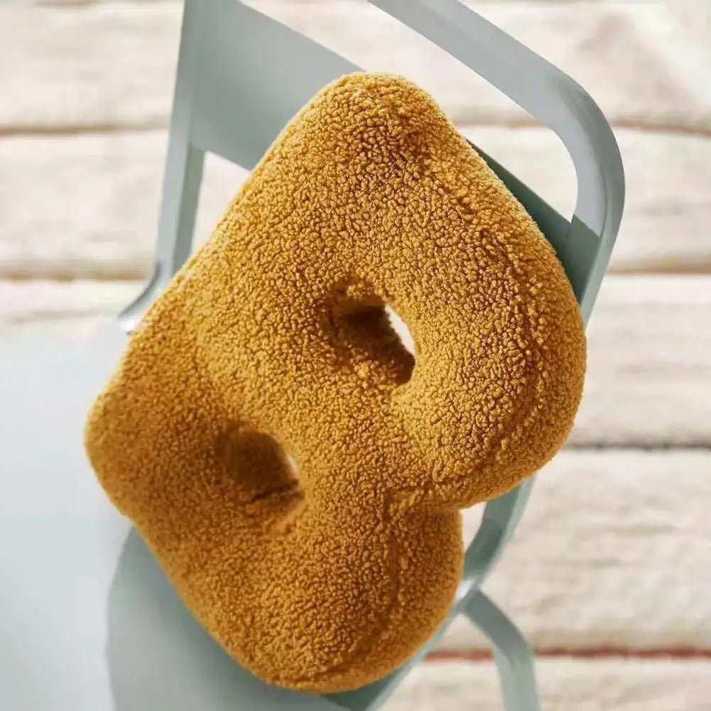 Cuscino Decorativo Alfabeto in Velluto Lettere A-Z