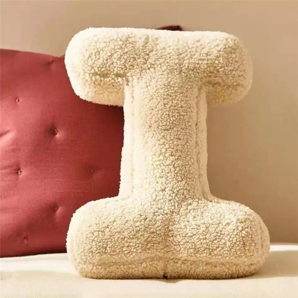 Cuscino Decorativo Alfabeto in Velluto Lettere A-Z