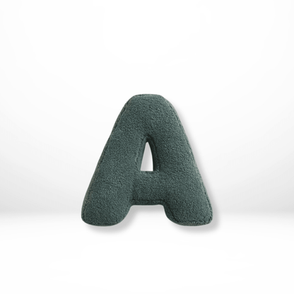 Cuscino Decorativo Alfabeto in Velluto Lettere A-Z