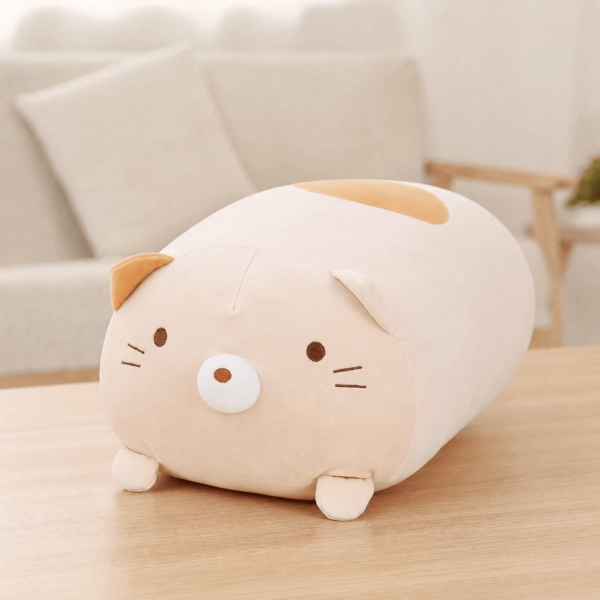Kawaii Animal Plush Pillow — Soft Stuffed Toy Cat Panda 18-28 cm 9