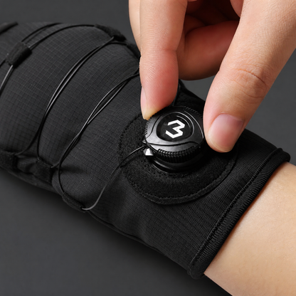 Full-Finger Winter Cycling Gloves — Rotary Closure & Silicone Grip 3