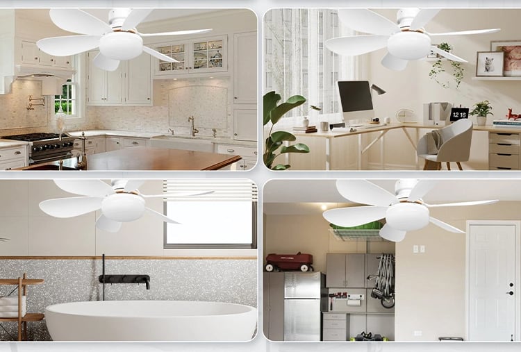 2-in-1 Ceiling Fan with Light — Instant Socket Installation 6
