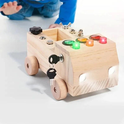 Montiflex Wooden Busy Board — Fine Motor Skills Ages 3-12 5