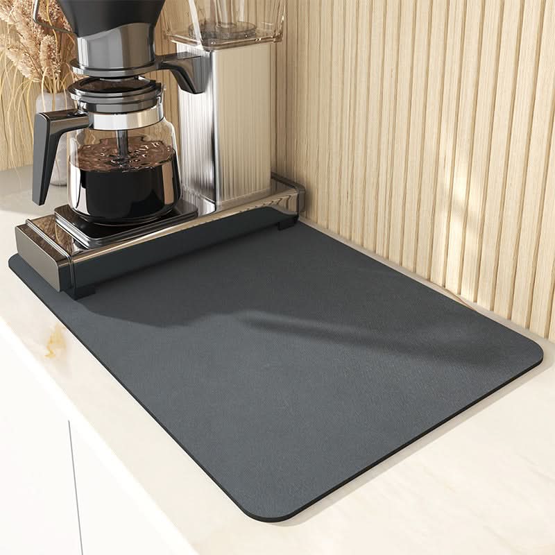 Fast-Drying Dish Drying Mat — Highly Absorbent Kitchen Mat 4
