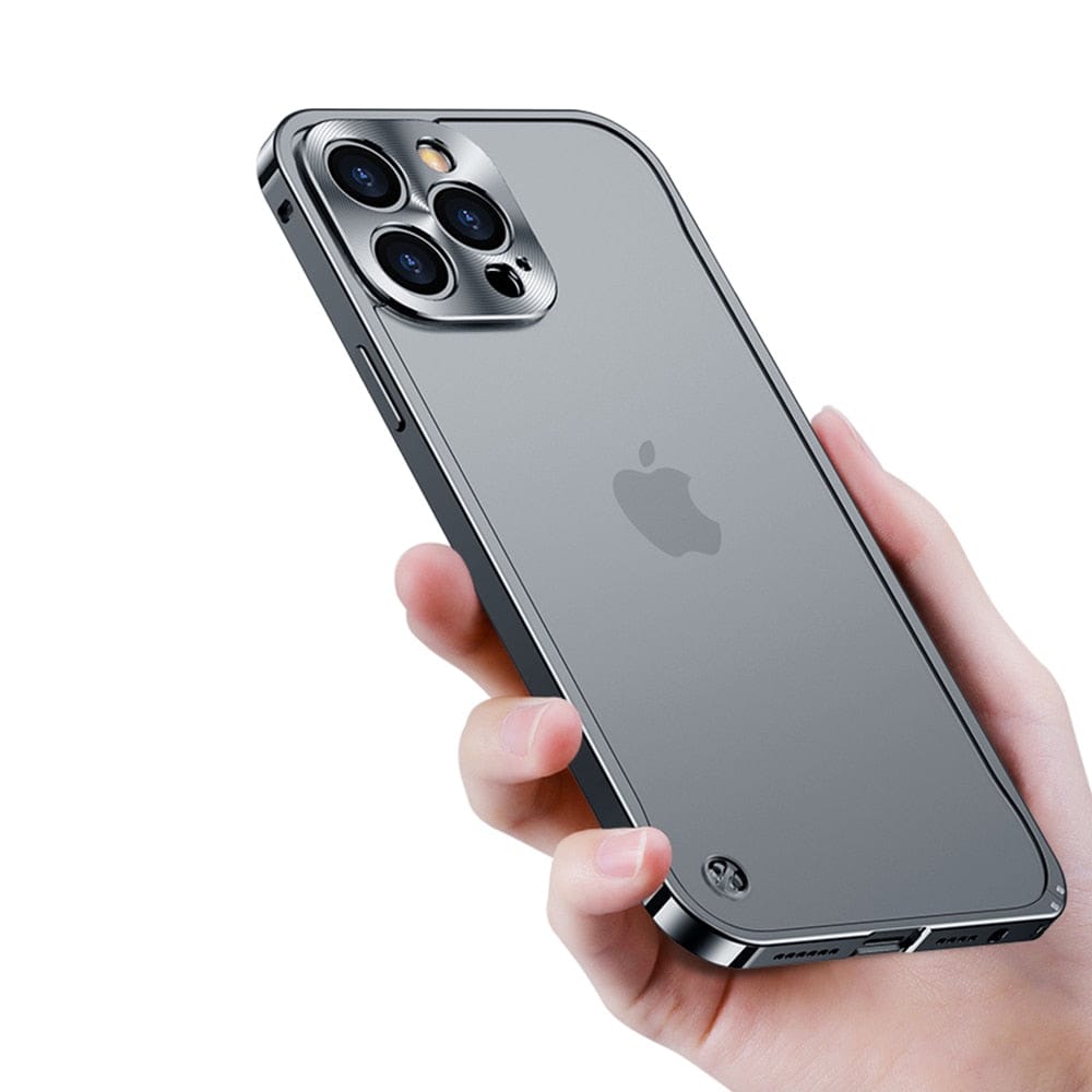 Cover iPhone in Alluminio Aeronautico CNC – Protezione Premium