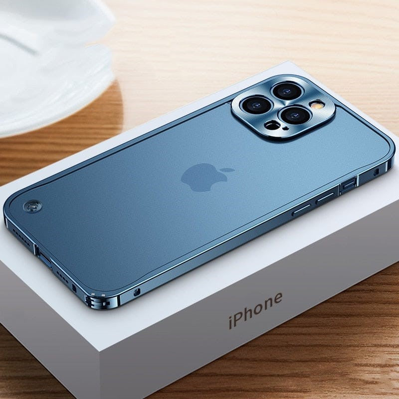 Cover iPhone in Alluminio Aeronautico CNC – Protezione Premium