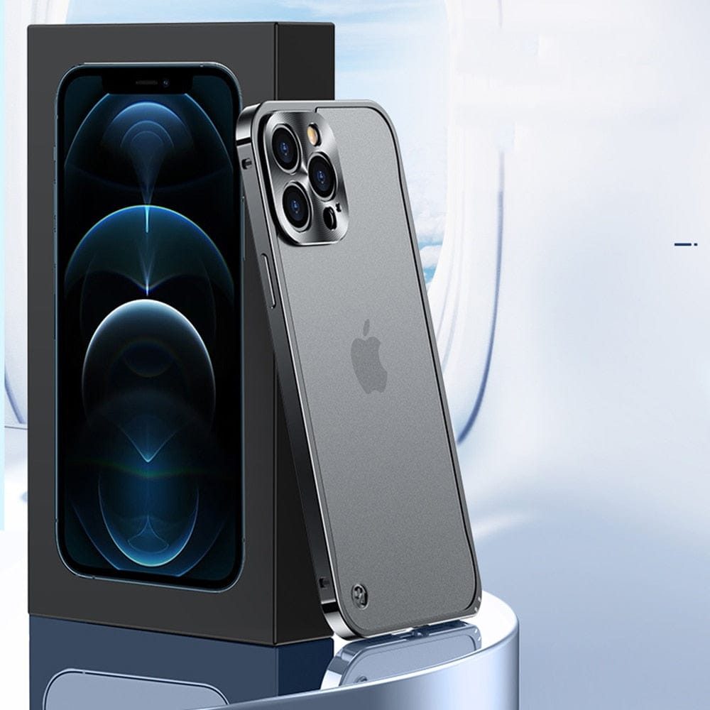 Cover iPhone in Alluminio Aeronautico CNC – Protezione Premium