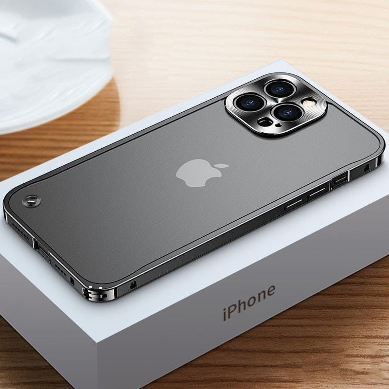 Cover iPhone in Alluminio Aeronautico CNC – Protezione Premium
