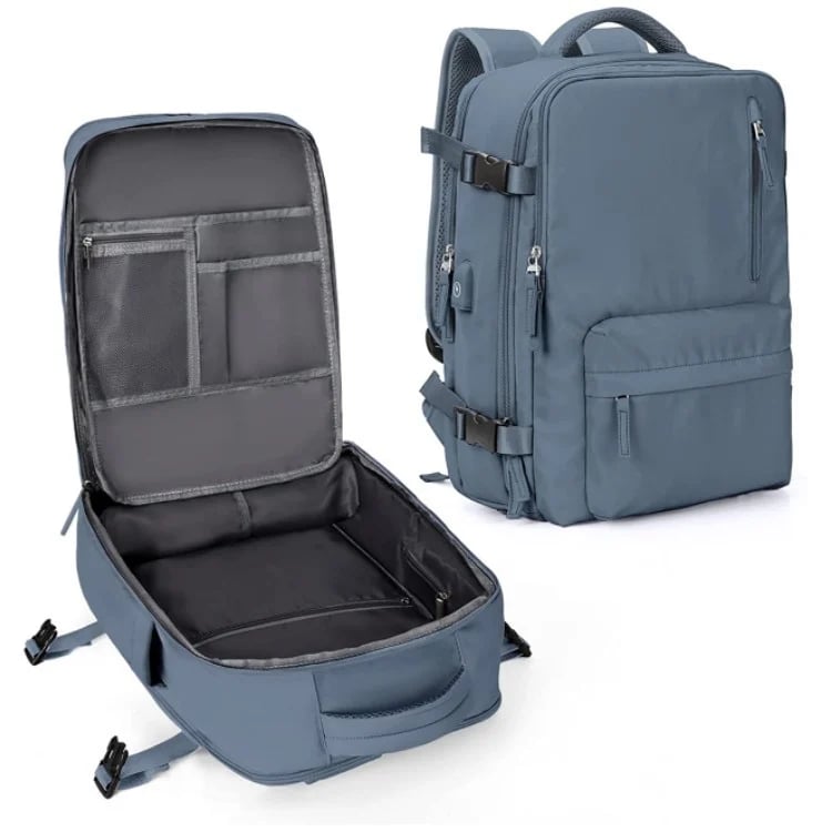 Zaino da Viaggio Donna 35L Impermeabile Multifunzione con USB