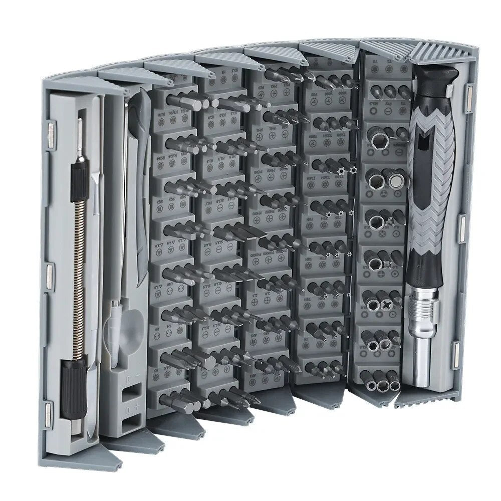 128-in-1 Magnetic Screwdriver Set — Compact DIY Tool Kit 1