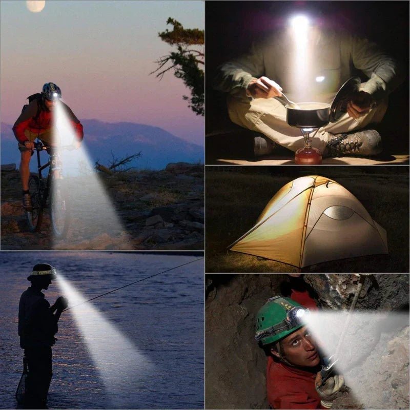LED Headlamp 2000 Lumens — Zoom & USB Rechargeable Battery 3