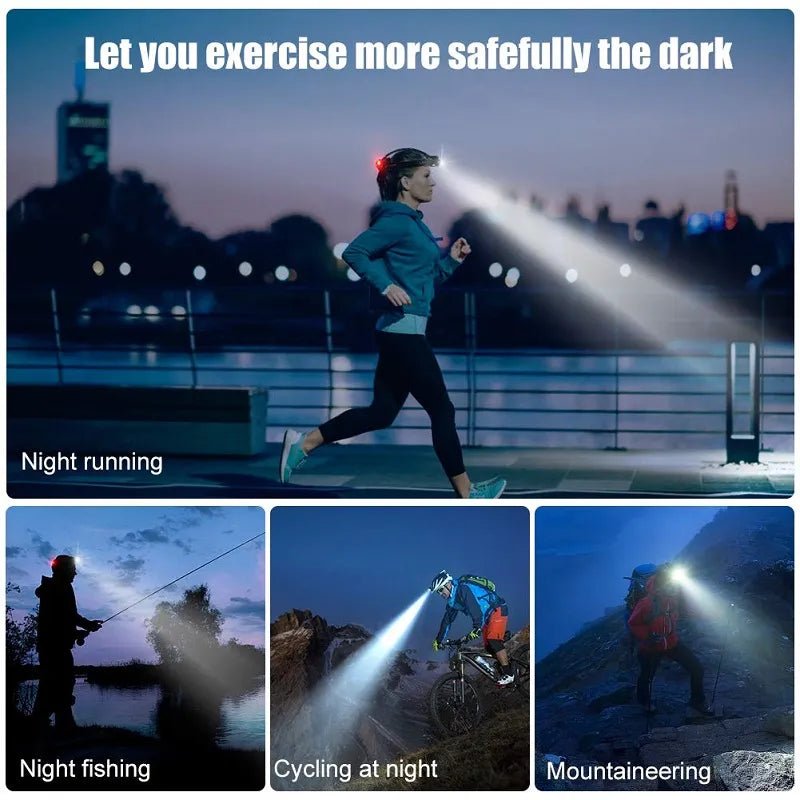 LED Headlamp 2000 Lumens — Zoom & USB Rechargeable Battery 11
