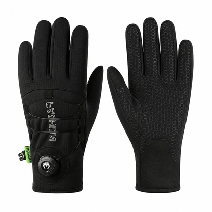 Full-Finger Winter Cycling Gloves — Rotary Closure & Silicone Grip 6