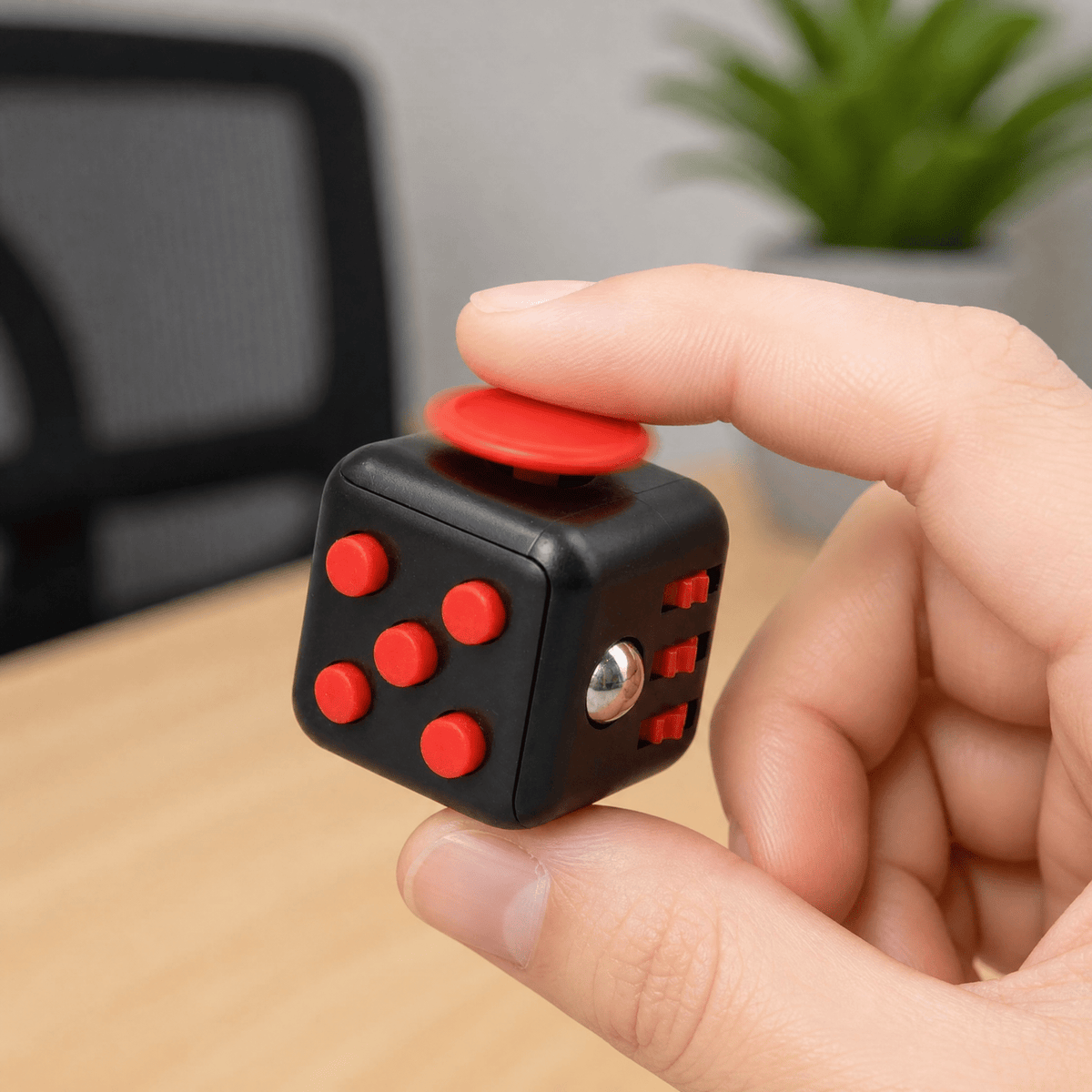 Fidget Cube Stress Relief Toy — 6 & 12-Sided Tactile Cube 4