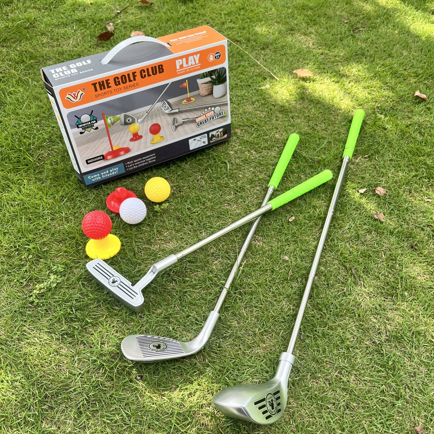 Set Golf per Bambini con Mazze Regolabili e Porte