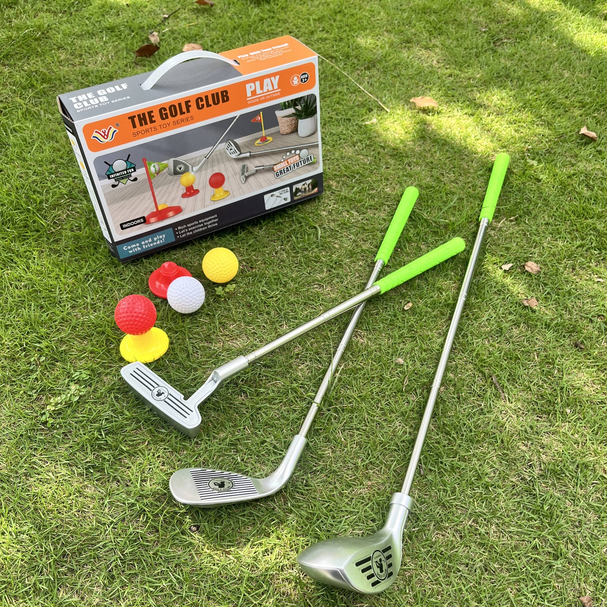Set Golf per Bambini con Mazze Regolabili e Porte