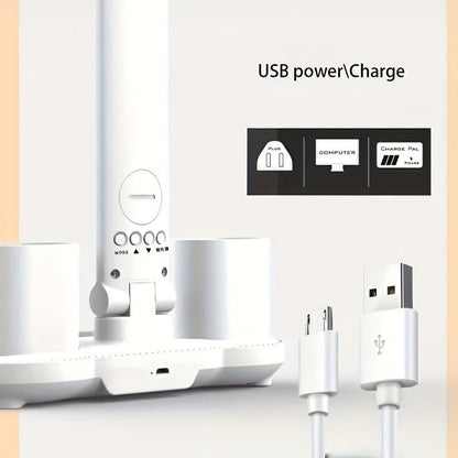 Adjustable LED Desk Lamp with Digital Display and USB Port 11