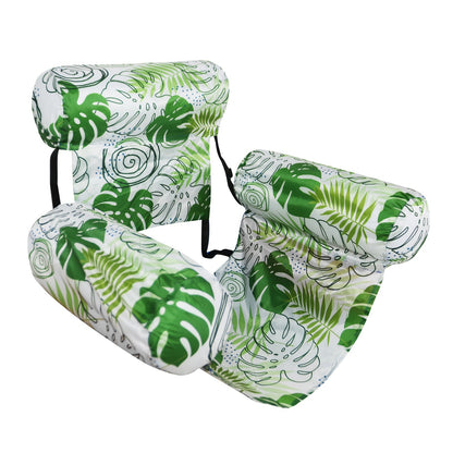 Inflatable Pool Lounge — Tropical Leaf Float for Adults 9