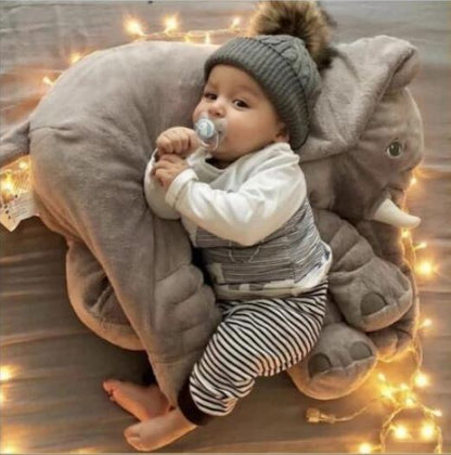 Elephant Plush Pillow for Babies — Soft & Cuddly 60 cm 2