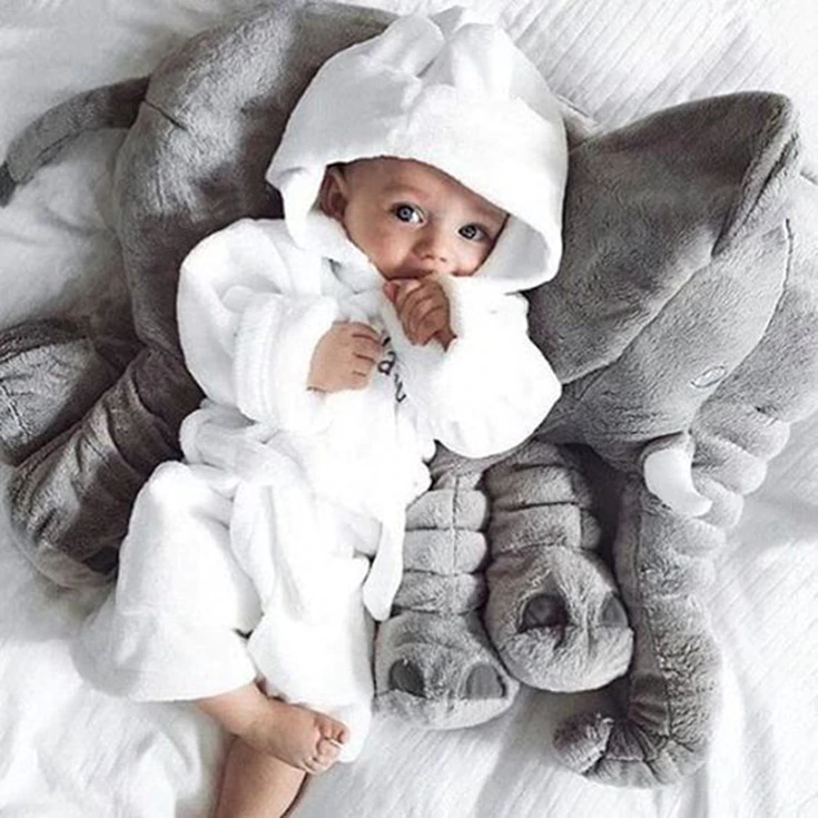 Elephant Plush Pillow for Babies — Soft & Cuddly 60 cm 10