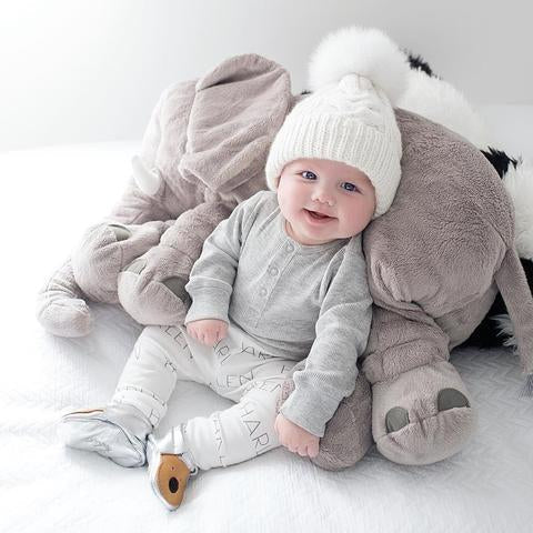 Elephant Plush Pillow for Babies — Soft & Cuddly 60 cm 3
