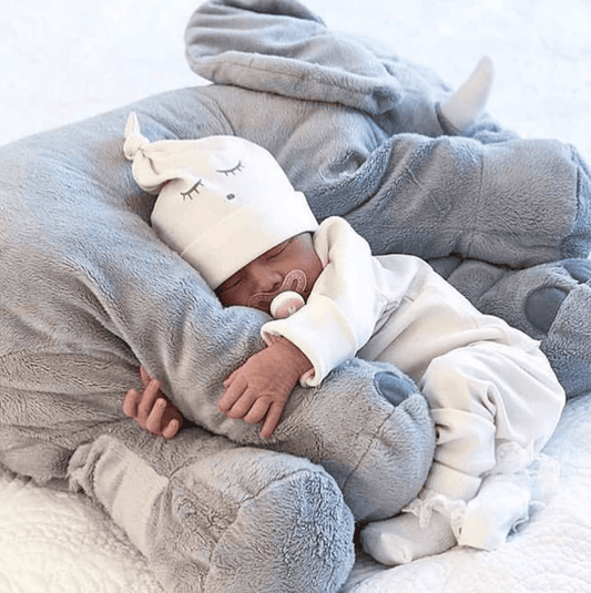 Elephant Plush Pillow for Babies — Soft & Cuddly 60 cm 1