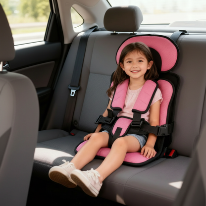 Portable Foldable Child Car Seat — 5-Point Harness Safety 11