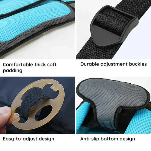 Portable Foldable Child Car Seat — 5-Point Harness Safety 8