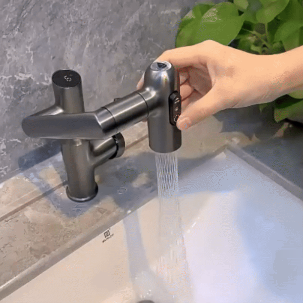 360° Smart Faucet with LED Temperature Display — 4 Colors 12