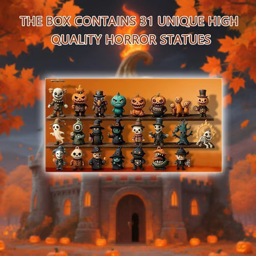 Halloween Advent Countdown Box — 31 PVC Mini Figures 7