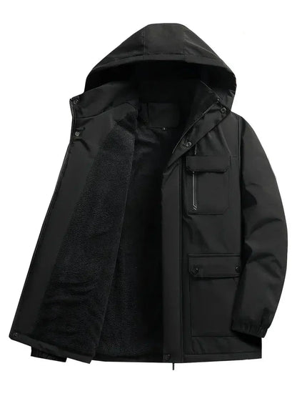 Men's Waterproof Winter Parka — Down Fill Regular Fit Jacket 2