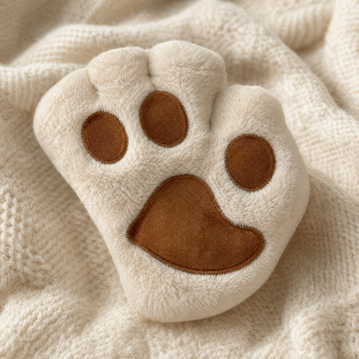 Cat Paw Plush Fingerless Gloves — One Size Fits All 5