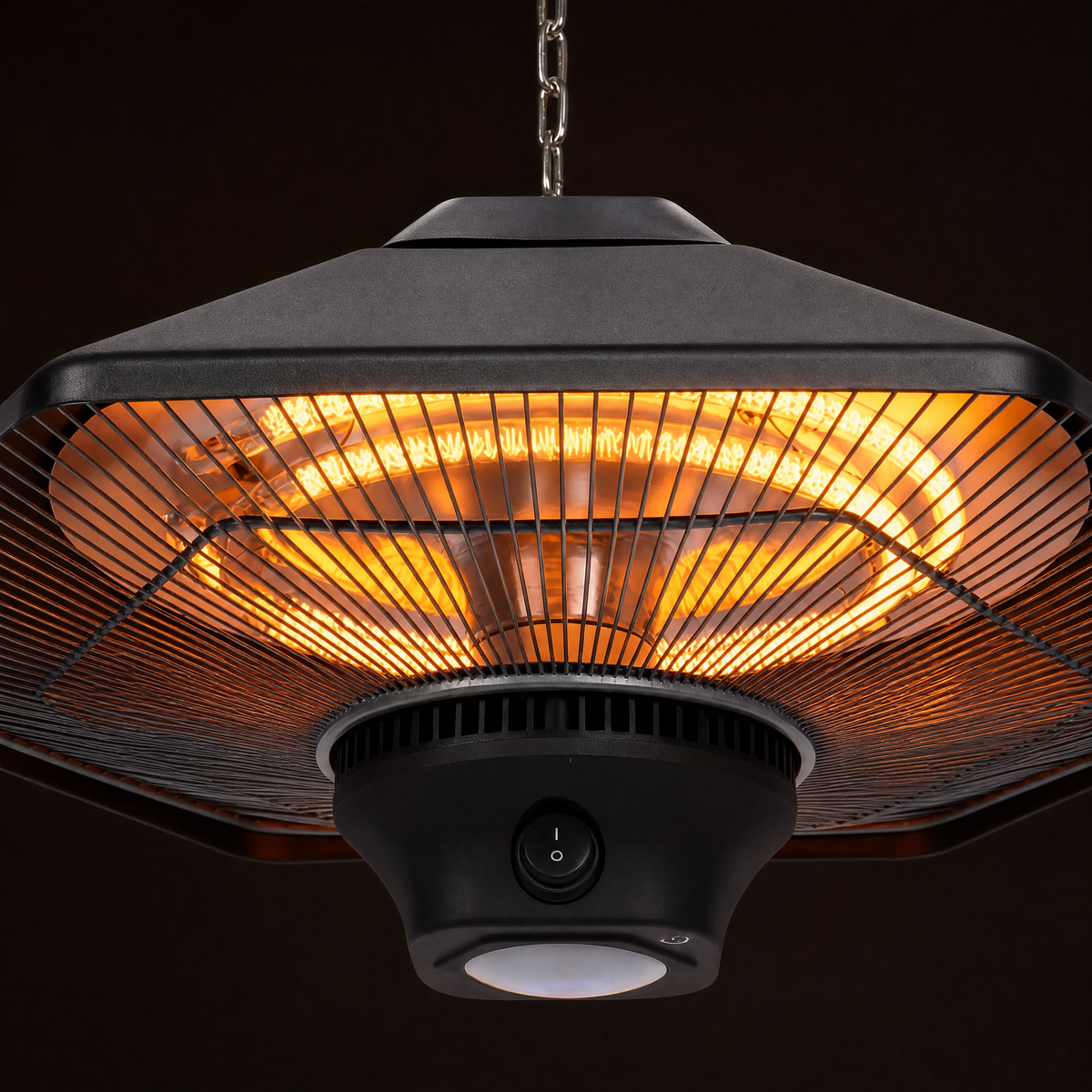 Infrared Ceiling Patio Heater — Carbon Fiber Tube 1500W 3