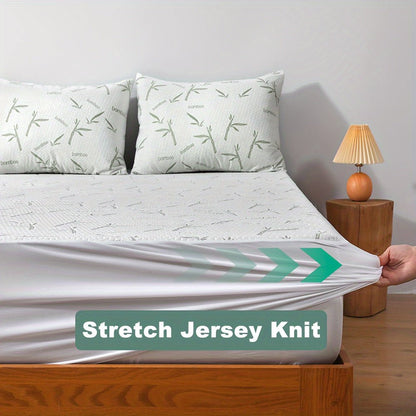 Bamboo Mattress Protector Cooling & Breathable — All Sizes 6