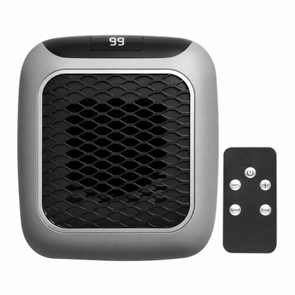 Wall-Mounted Mini Space Heater 800W — Remote Control LCD Display 7