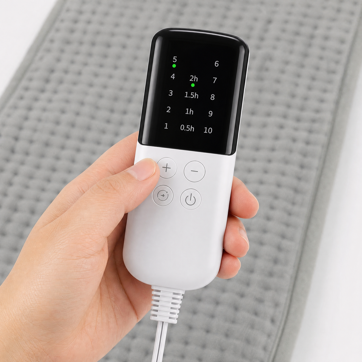 Electric Heating Pad 30×60 cm — 10 Heat Levels LCD Timer 3