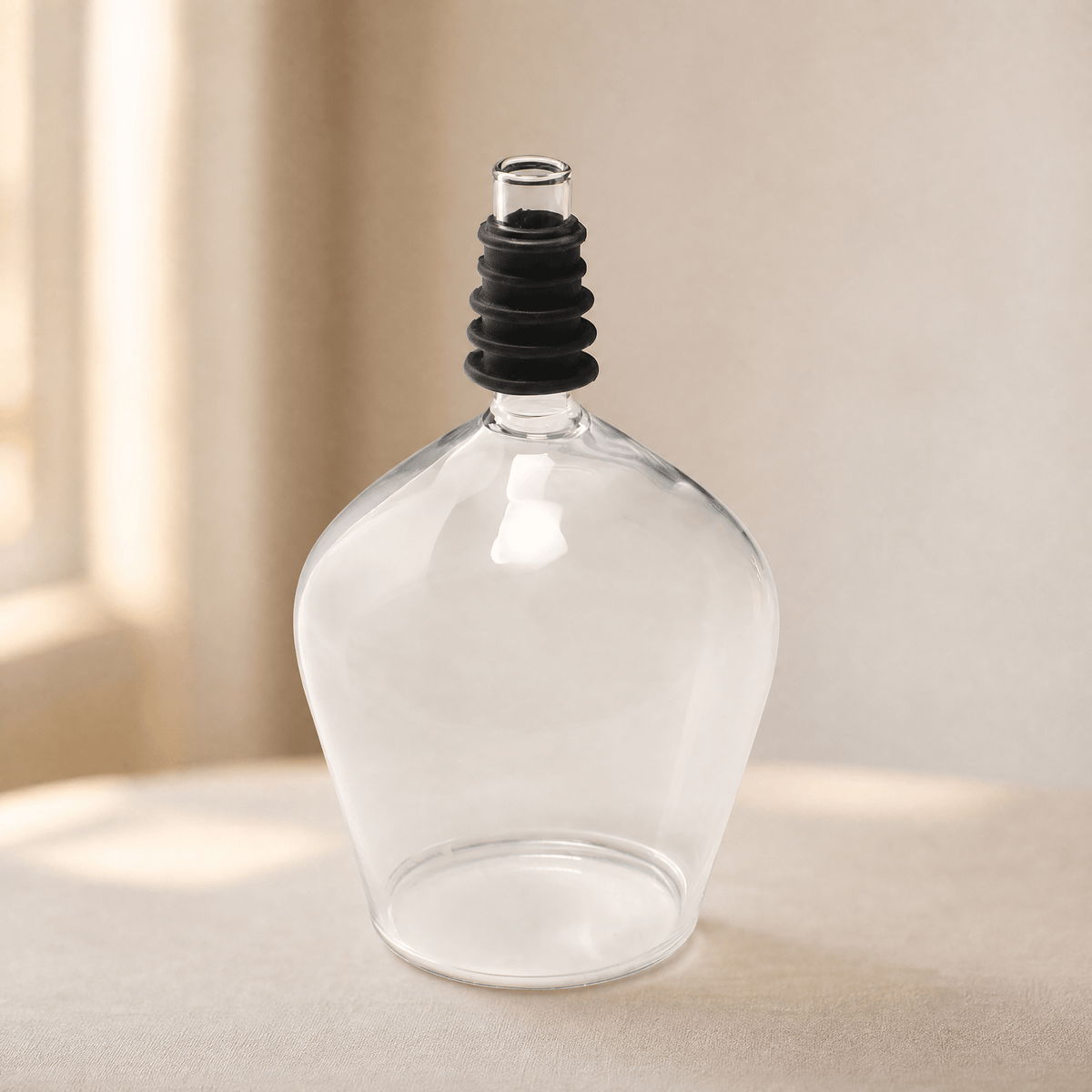 Stemless Wine Glass with Bottle Stopper Base — 2 Sizes 6