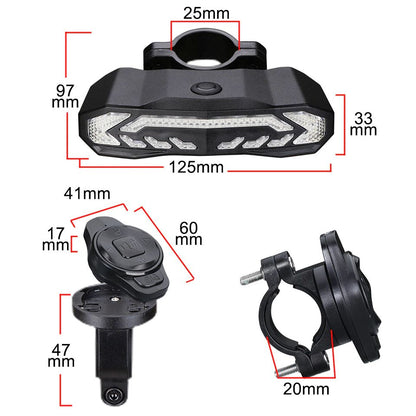 VeloAlert – Smart Bicycle Rear Light with Anti-Theft Alarm IP65 9