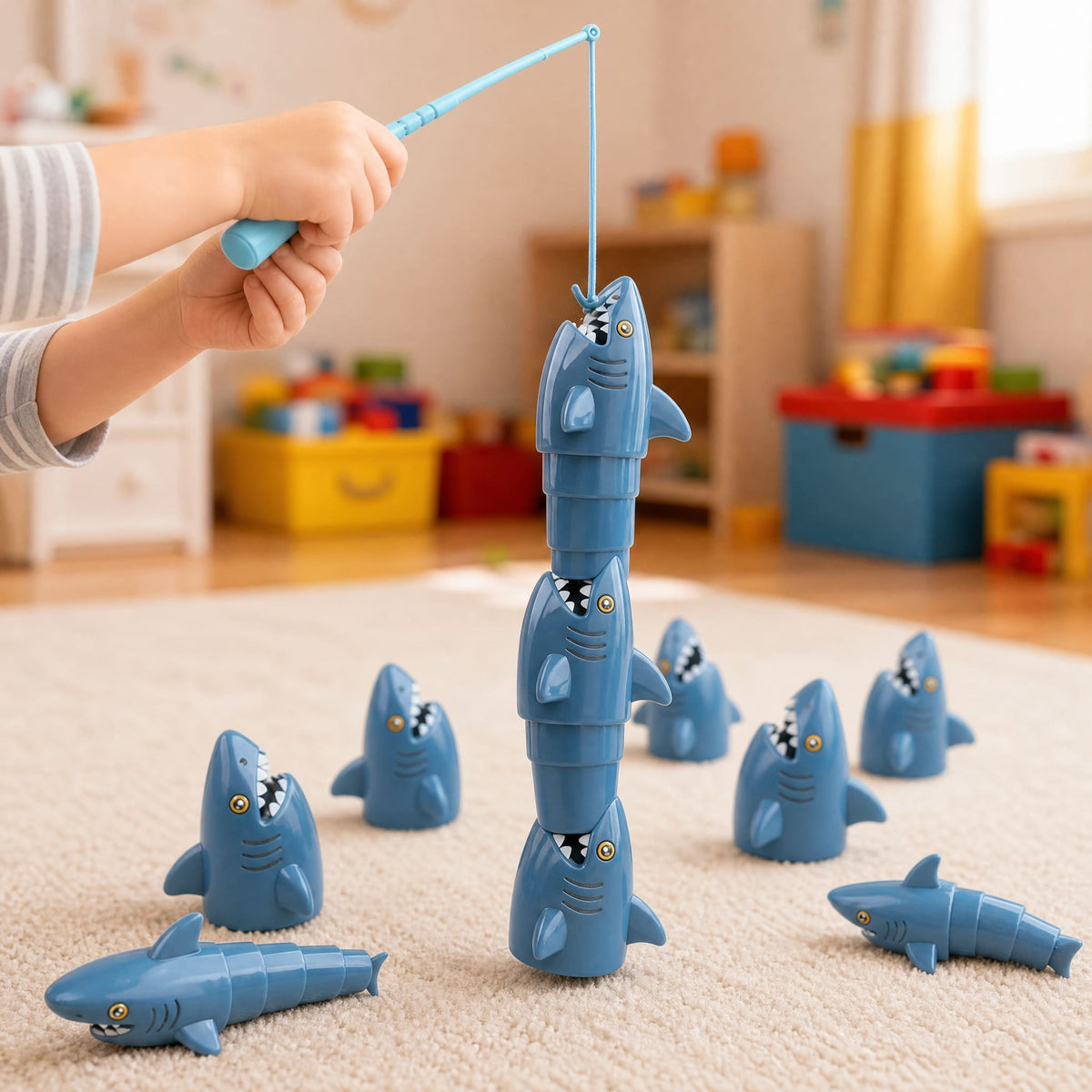 Shark Fishing Board Game — Fishing Adventure for Kids 3+ 2