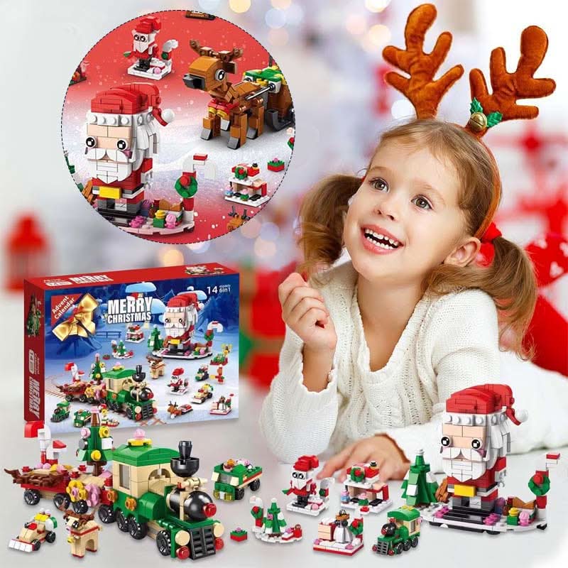 BuildBlocks Advent Calendar — 12 Building Blocks Christmas Tree 2